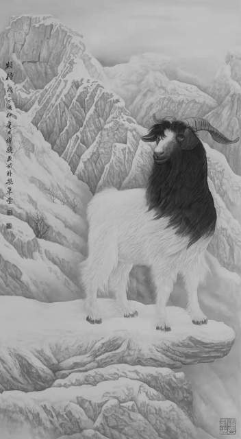 傅饶 |傅饶,傅饶,原名,付波,斋号,卧龙,草堂,。,书画艺术家