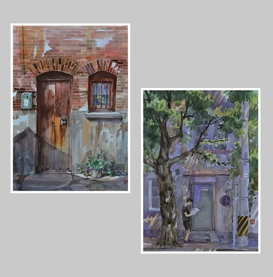 周飚 |周飚，中学高级美术教师，水彩、油画兼水墨画书画艺术家