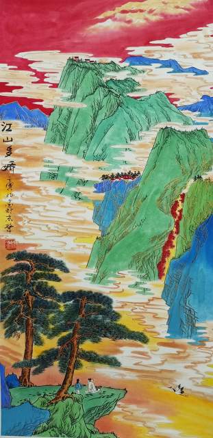 梁兆金 |画家梁兆金书画艺术家