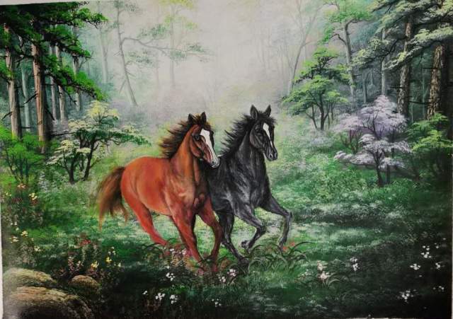 何淑春 |何淑春，油画师何淑春，何淑春油画师书画艺术家