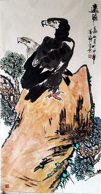 画家孙桂国 |孙桂国,字溪源,潍坊人,共产党员,自幼酷爱书画艺术家