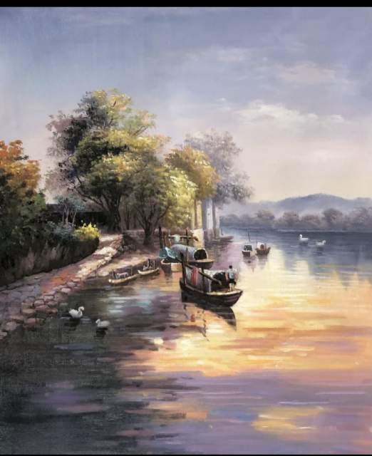 梁一旻油画 |梁一旻,书画家书画艺术家