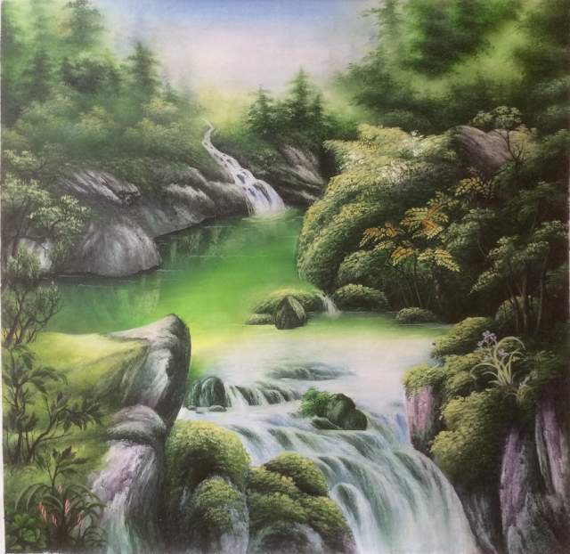 何淑春 |何淑春，油画师何淑春，何淑春油画师书画艺术家