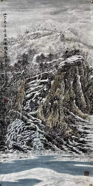 杨克林 |杨克林,杨克林书画,欧阳中石关门大弟子书画艺术家