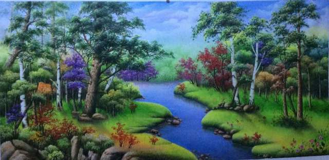 何淑春 |何淑春，油画师何淑春，何淑春油画师书画艺术家