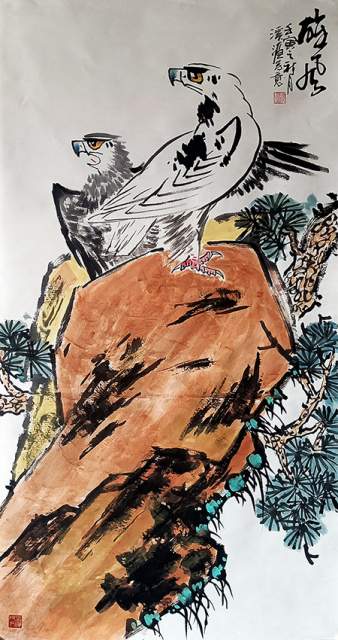 画家孙桂国 |孙桂国,字溪源,潍坊人,共产党员,自幼酷爱书画艺术家