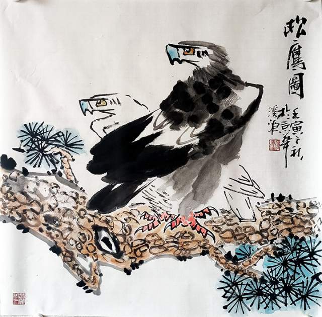 画家孙桂国 |孙桂国,字溪源,潍坊人,共产党员,自幼酷爱书画艺术家