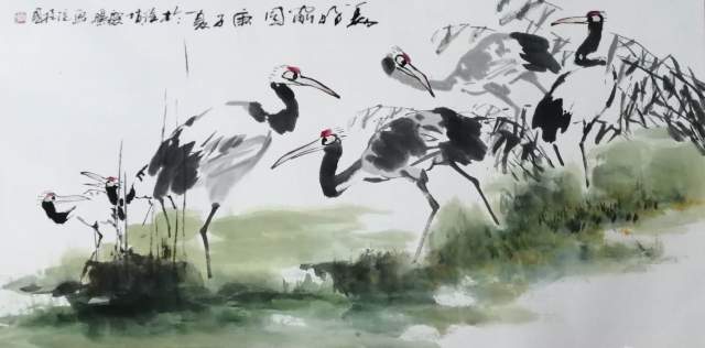 画家孙桂国 |孙桂国,字溪源,潍坊人,共产党员,自幼酷爱书画艺术家