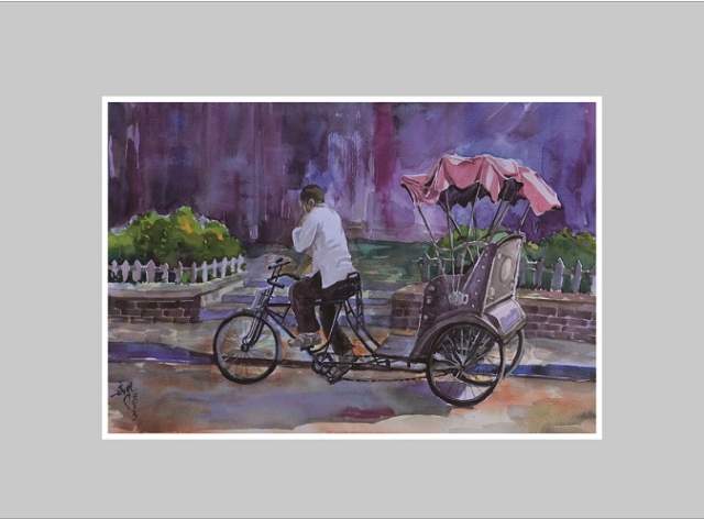 周飚 |周飚，中学高级美术教师，水彩、油画兼水墨画书画艺术家