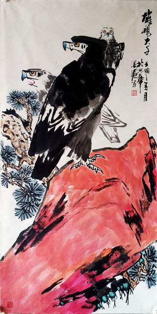 画家孙桂国 |孙桂国,字溪源,潍坊人,共产党员,自幼酷爱书画艺术家